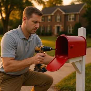 Professional mailbox repair technician in St. Paul